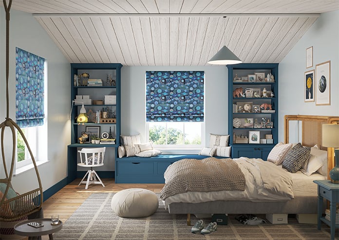 Interstellar, Ocean - Motorised Roman Blind - Image 8